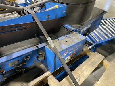 Buschman 606 Roller Conveyer set Width: 22", Length: 40', w/ mot