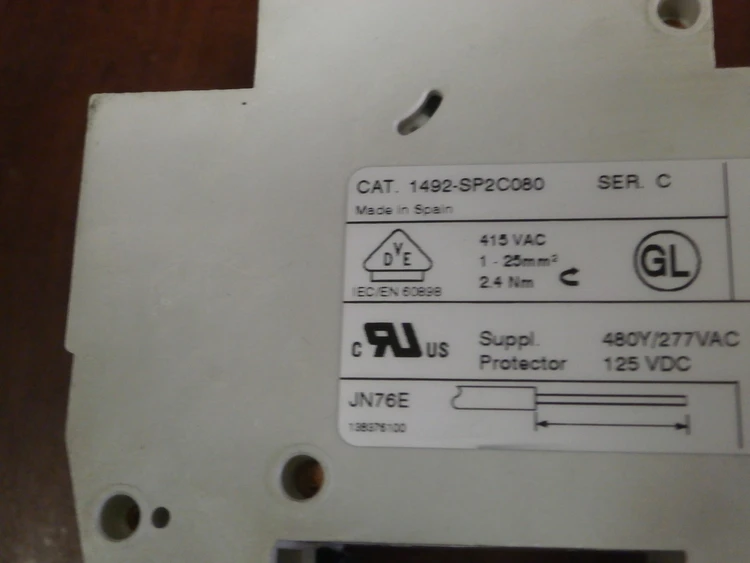 Used Allen-Bradley 1492SP2C080 Relays & Switches Arizona US | ASSET CONVERSION SPECIALISTS, INC. #307734