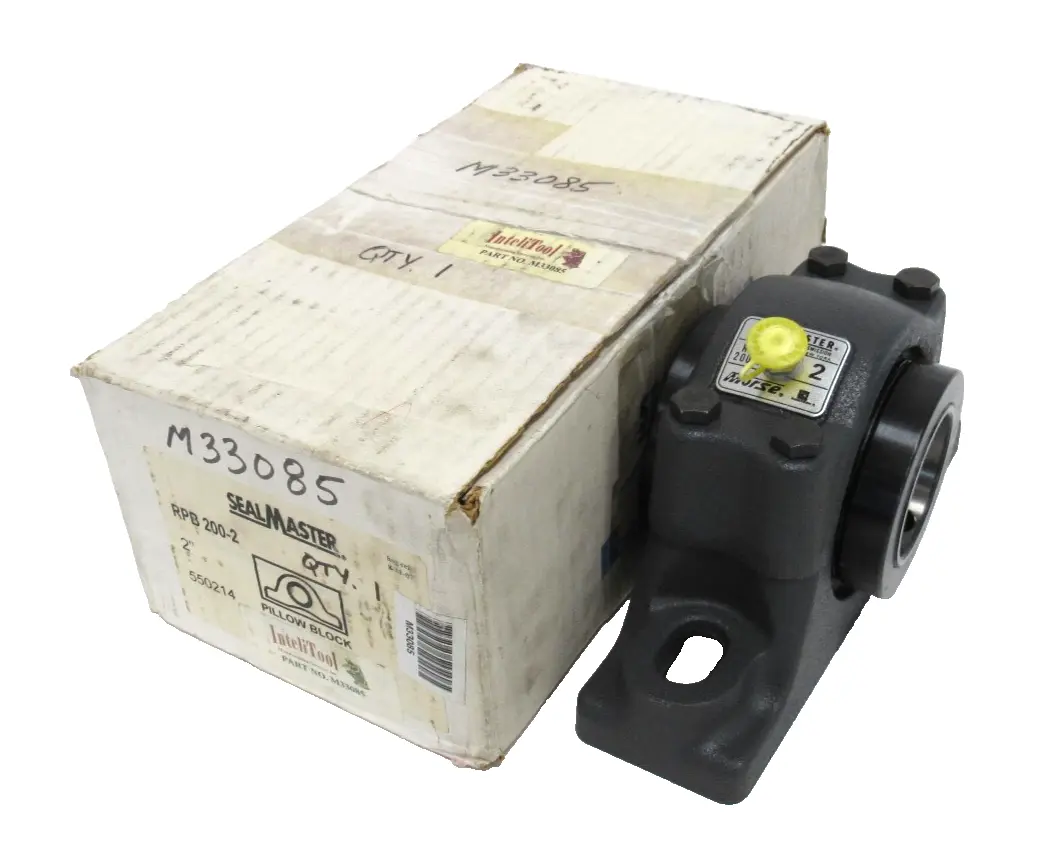 NEW SEAL MASTER RPB 200-2 PILLOW BLOCK BEARING 2" 550214 RPB2002