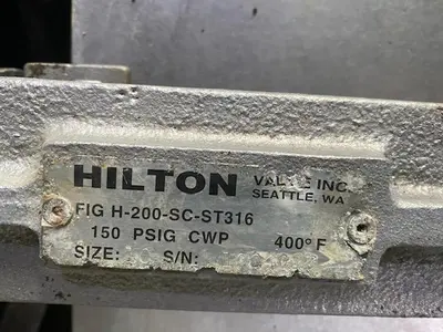 Used HILTON VALVE 10" Pump & Valve Parts Pennsylvania US | Global Equipment International, LLC #1340985