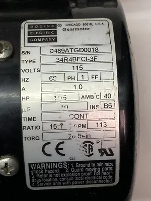 USED BODINE 0489ATGD0018