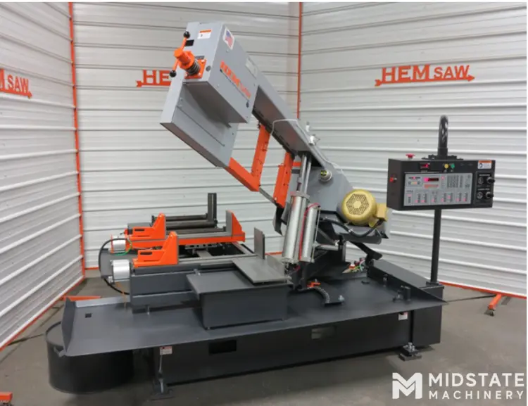 2025 HE&M SAW CYCLONE A-C Horizontal Band Saws | Midstate Machinery