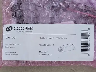 NEW COOPER LIGHTING DAC-DC1