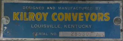 SPC8872  Conveyor Kilroy Conveyors screw conveyor Stainless Steel, 6" dia. X 120"