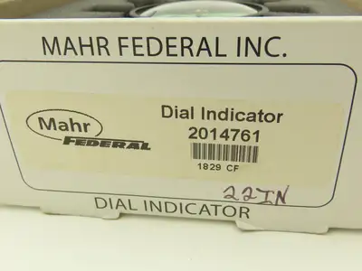 Mahr Federal 2014761 22IN-RC MarCator Dial Drop Indicator 0-10  0.25"Span .0001"