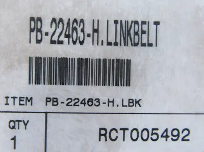 NEW LINK-BELT PB-22463-H PILLOW BLOCK BEARING 3-15/16" PB22463H