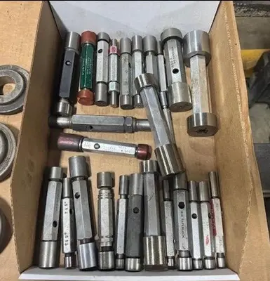 USED INSPECTION RING GAUGES AND GO-NO-GO GAUGES STANDARD SIZES