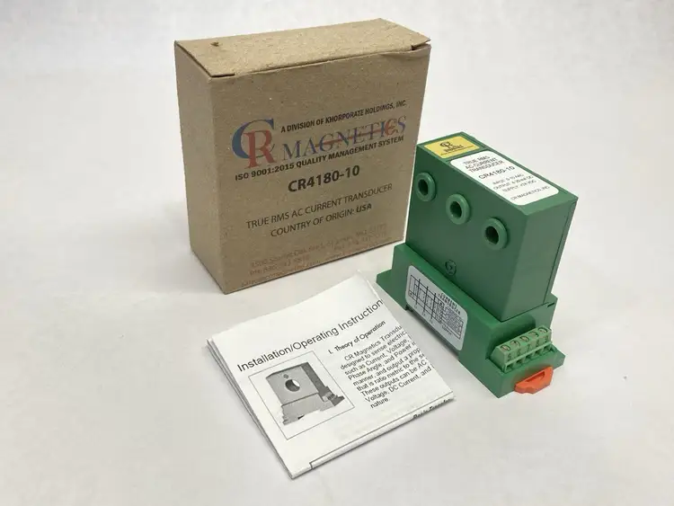 New | in-Stock CR MAGNETICS TRUE RMS AC CURRENT TRANSDUCER 4-20MA DC Transducers | Maverick Industrial Sales #1104680