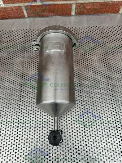 Unbranded 6 Liter Stainless Steel Vessel w/ ITT Vavle 1/2" Sanitary Fitting