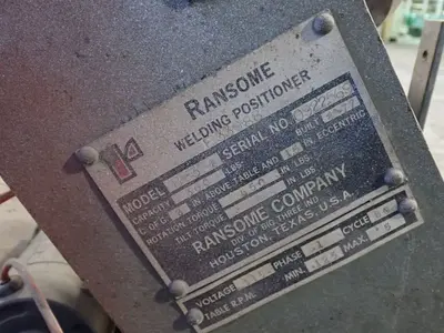 Used 1977 RANSOME B3 Welding Machinery (Other) Ohio US | HGR 24 #926741