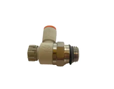 USED SMC FLOW CONTROL ELBOW FITTING