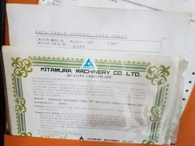 USED 1998 KITAMURA MYCENTER