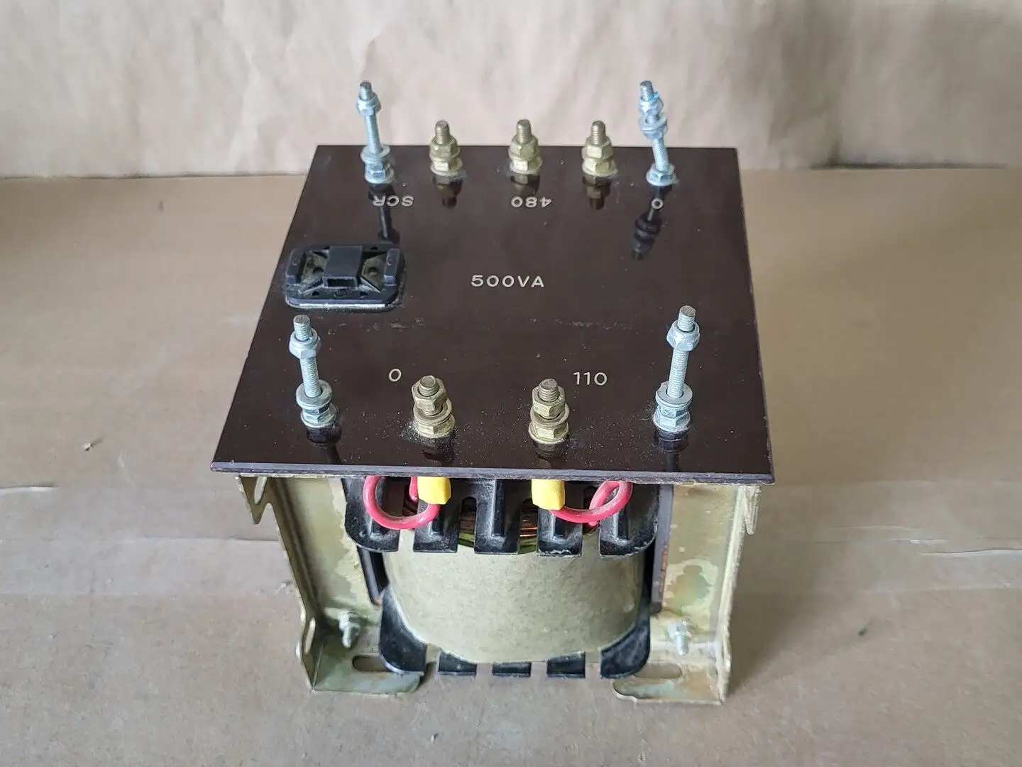500 VA Transformer 480 Volt Pri., 110 Volt Sec.