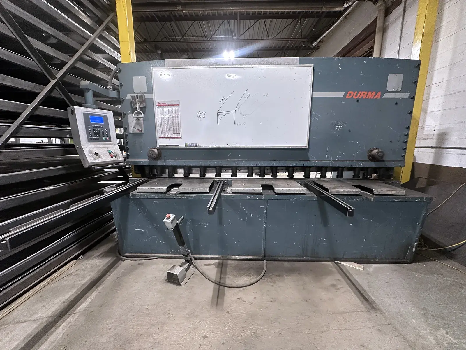 Used 2007 Durmazler VS 3013 Sheet Metal Shears Ontario CA | Machine Tool Bids #1348131