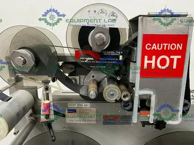 USED NORWOOD AK0-15 & L.I.S-404 HOT STAMPING IMPRINTER W/ STAMPING DIES