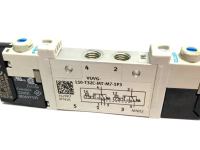 USED FESTO SOLENOID VALVE 2X3/2-WAY, MONOSTABLE 574356