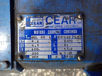 Used 1992 CEAR MGL 80 L Motors (misc) Ohio US | HGR 24 #1047952
