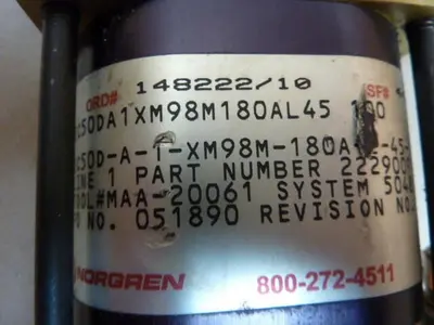 USED NORGREN EC50DA1XM98M180AL45