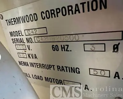 USED 2000 THERMWOOD C42 CNC ROUTER