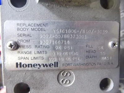 USED HONEYWELL YSTG180G-/B10/-3039