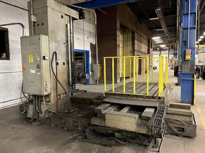 4" SHIBAURA MODEL BT-10B TABLE TYPE HORIZONTAL BORING MILL: STOCK #18188