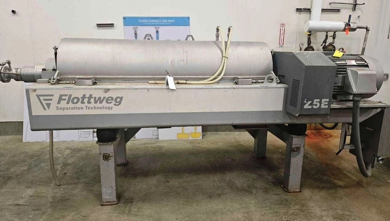 Flottweg Z5E-4/404 sanitary decanter centrifuge, 316SS.