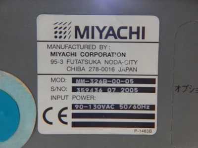 Used MIYACHI _UNKNOWN_ Ultrasonic Welders Texas US | OCO Industrial #1718038