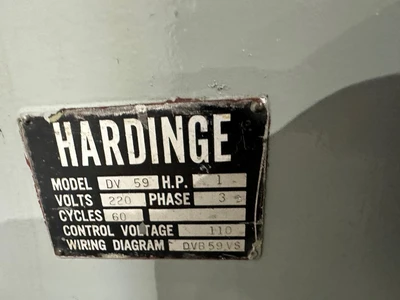 HARDINGE DV-59 LATHE