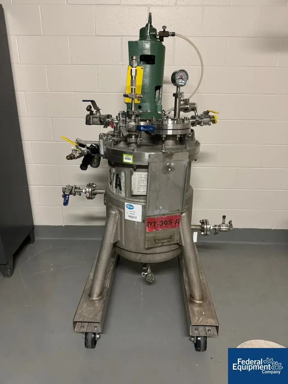 Steel-Pro 30 Gal Steel Pro Reactor, 316L S/S, 50/60#