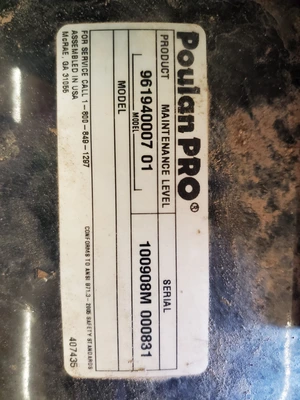 USED POULAN PRO 961940007 01