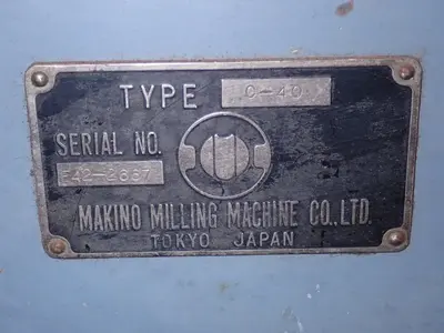 USED MAKINO C40