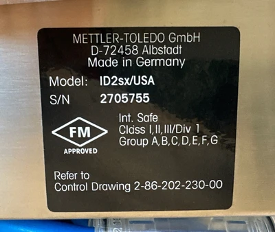 USED Mettler Toledo ID2sx/USA