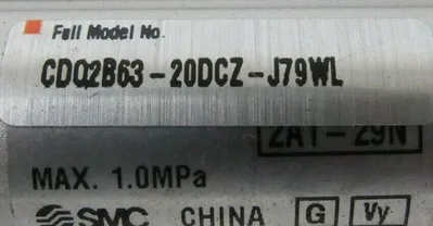 NEW SMC CDQ2B63-20DCZ-J79WL COMPACT CYLINDER CDQ2B6320DCZJ79WL