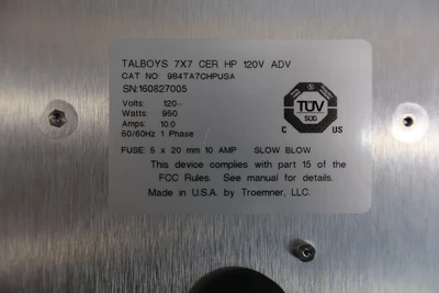 USED TALBOYS 984TA7CHPUSA