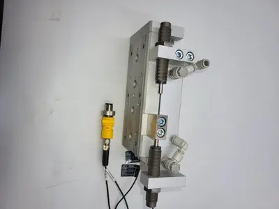 Used SMC SMC MXS20-75 CYL, SLIDE TABLE, AUTO-SW, MXS/MXJ GUIDED CYLINDER Pneumatic Cylinders | ND Industrial Surplus #1215820