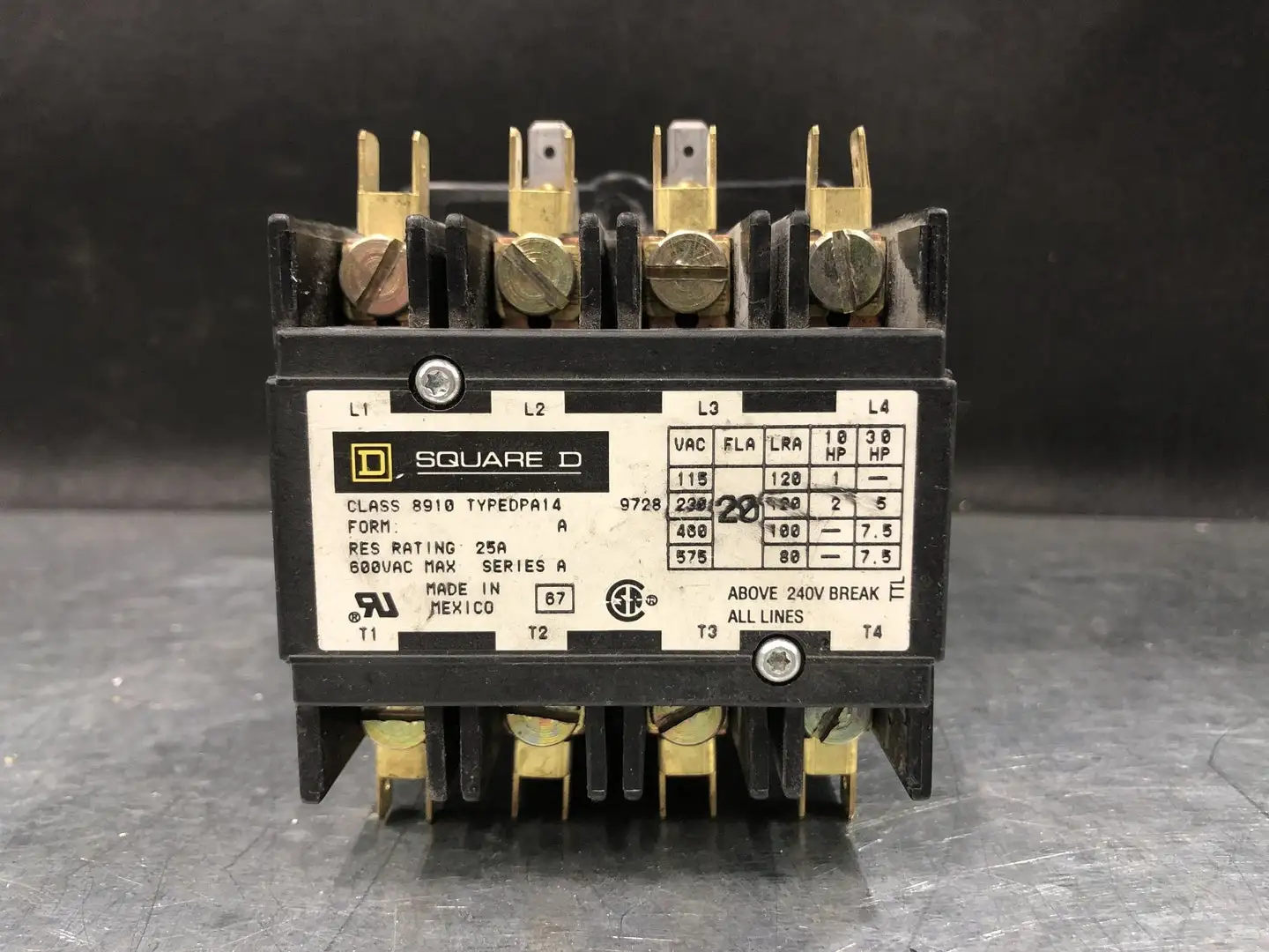 USED SQUARE D 8910DPA14V02