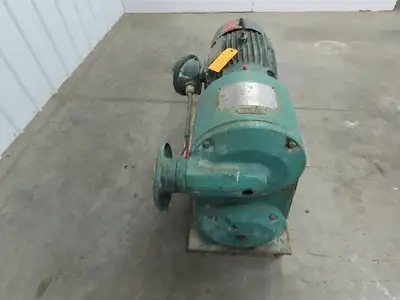 Tri Clover PRED125 3M UH4SL S Positive Rotary Pump Stainless 5Hp 3PH 230/460V