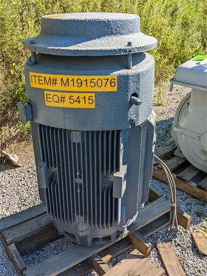 Rebuilt 125 HP 1800 RPM GE Vertical Motor L444HP16 Frame 460V 5KS44ST213 EOK