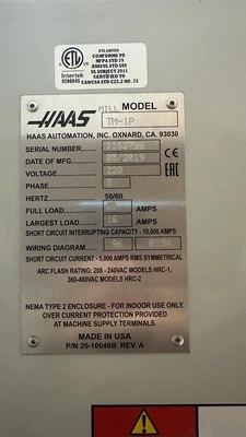 2019 HAAS TM-1P Vertical Machining Centers | Norcal Machinery (3)