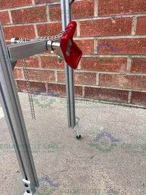 Stainless Steel Overhead 8" Stirrer w/ Lenze Inverter Drive, OM Motor, Gear Head
