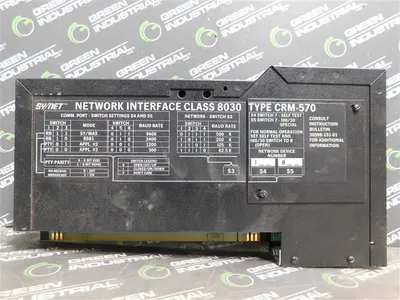 Square D 8030 CRM 570 Sy/Max Interface Module Series D Rev. 2.00 5VDC 1A Used