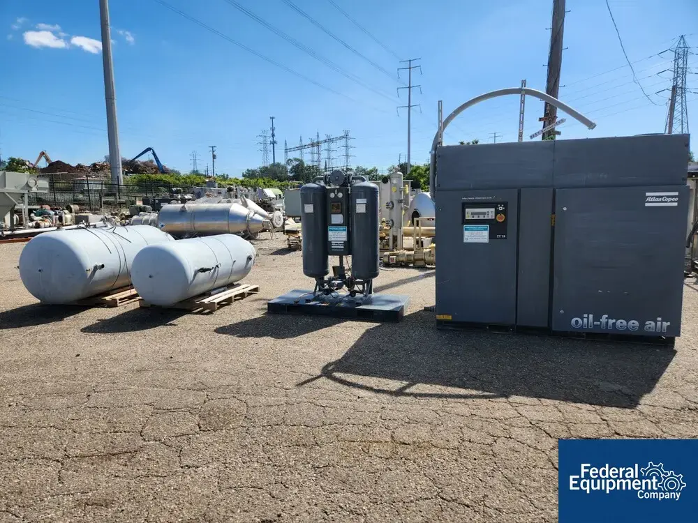 USED Atlas Copco 100 HP Atlas Copco Air Compressor, ZT75