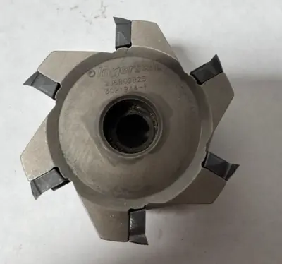 Ingersoll 2J6B02R25 Face Mill Tool Holder 2-1/2 Indexable Milling Cutter Carbide
