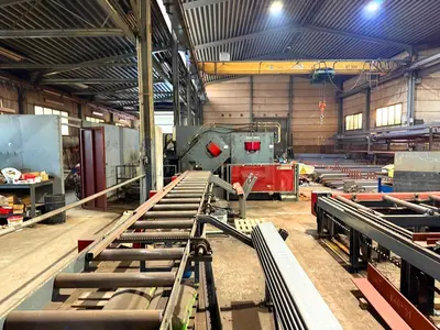 USED VOORTMAN V550A FLAT AND ANGLE PROCESSING MACHINE
