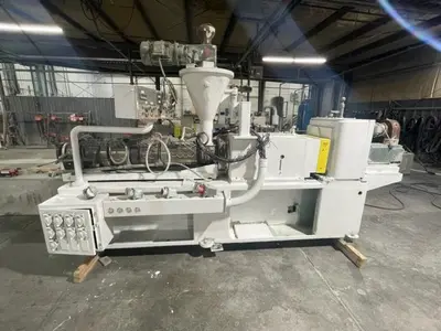 USED CINCINNATI MILACRON CM-80  TWIN CONICAL EXTRUDERS