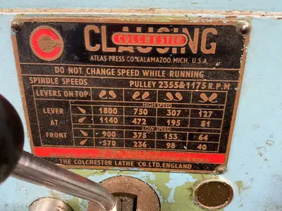 Used CLAUSING _UNKNOWN_ Engine Lathes Ohio US | HGR 24 #1311770