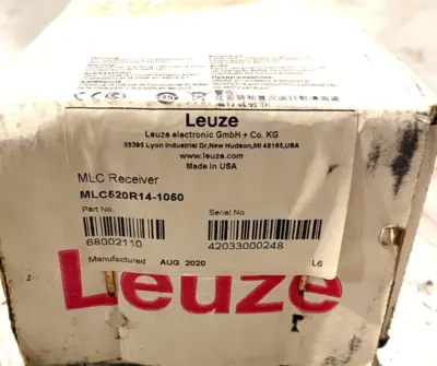 NEW LEUZE SAFETY LIGHT CURTAIN RECEIVER