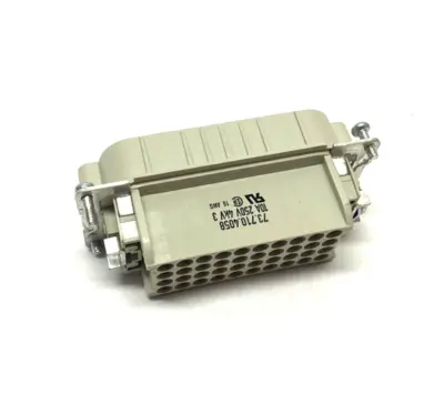 73.710.4058 | Wieland  Heavy Duty Connector Insert 40+PE Contacts - New Other