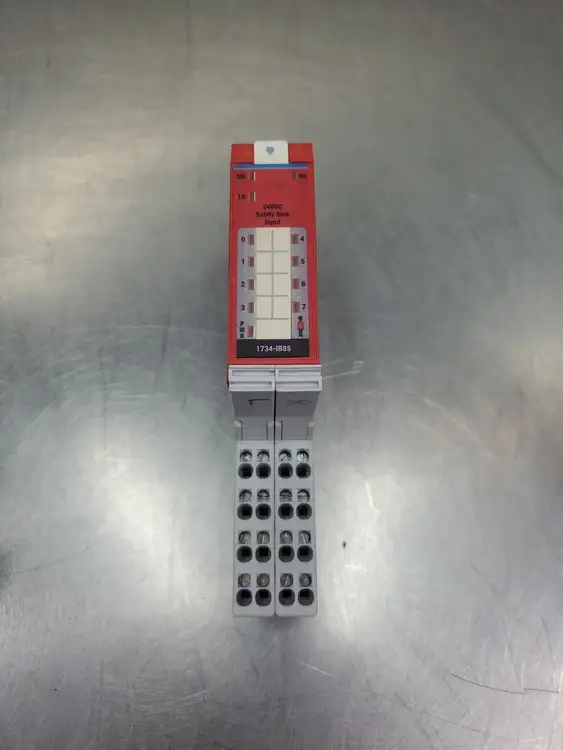 Used Allen-Bradley 1734-IB8S SER B Point Guard I/O 24VDC Safety Sink Input Module PLC Input & Output | Palmetto Automation #1148854