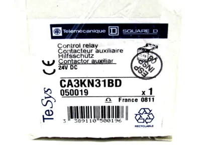 NEW SCHNEIDER ELECTRIC / TELEMECANIQUE CA3KN31BD CONTROL RELAY